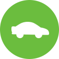 Blauwe icon